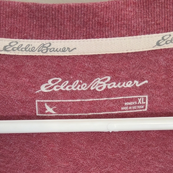 ⭐️Eddie Bauer Maroon Long Sleeve Top Womans Size XL - Picture 3 of 4